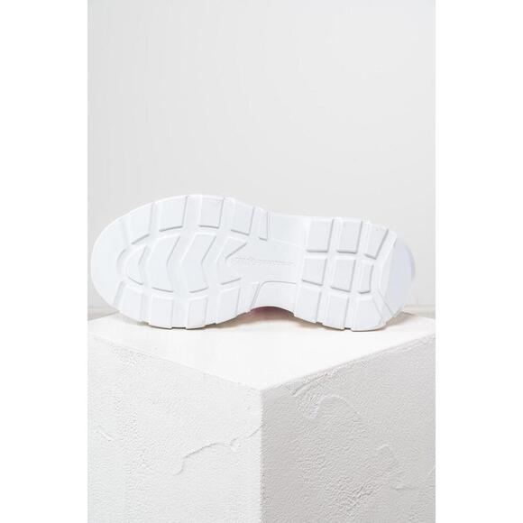 Alexander McQueen Bright Pink Chunky Platform High Top Sneaker - Picture 4 of 5